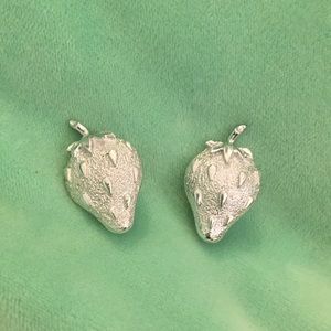 Sterling silver clip vintage earrings